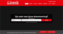 Desktop Screenshot of demeester.be